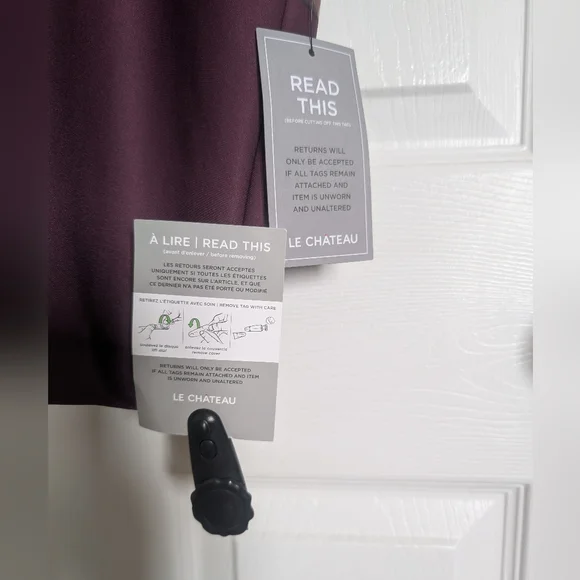 Le Chateau One Shoulder Floral Dress in Pink and Purple - Picture 6 of 11